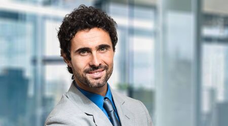 Portrait of an handsome businessmanの写真素材