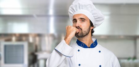 Successful chef portraitの写真素材