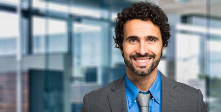 Portrait of an handsome businessmanの写真素材