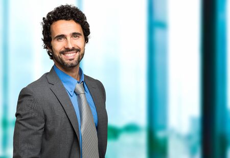 Portrait of an handsome businessmanの写真素材