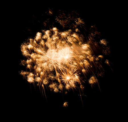 Beautiful Fireworks in the sky, celebration and new year conceptの写真素材