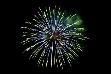 Beautiful Fireworks in the sky, celebration and new year conceptの写真素材