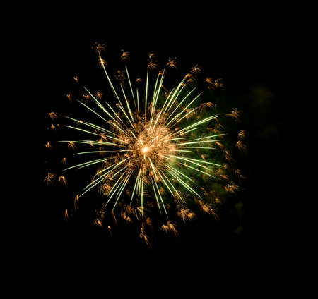 Beautiful Fireworks in the sky, celebration and new year conceptの写真素材