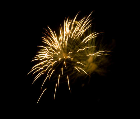 Beautiful Fireworks in the sky, celebration and new year conceptの写真素材