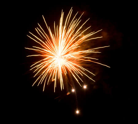Beautiful Fireworks in the sky, celebration and new year conceptの写真素材