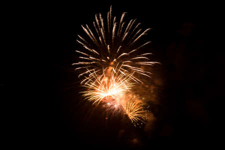 Beautiful Fireworks in the sky, celebration and new year conceptの写真素材