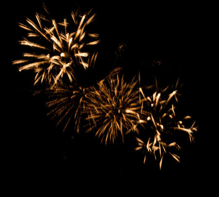 Beautiful Fireworks in the sky, celebration and new year conceptの写真素材