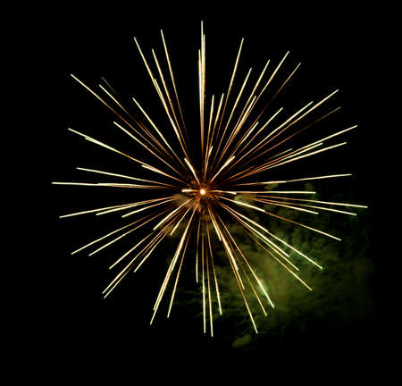 Beautiful Fireworks in the sky, celebration and new year conceptの写真素材