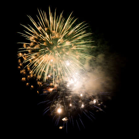 Beautiful Fireworks in the sky, celebration and new year conceptの写真素材