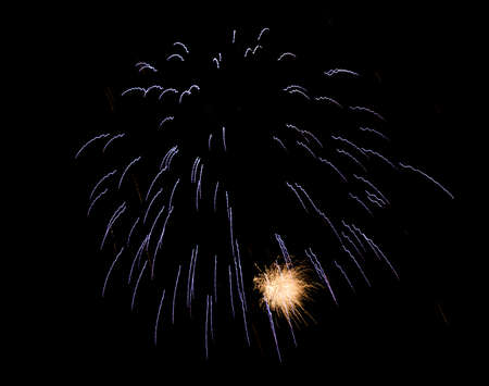 Beautiful Fireworks in the sky, celebration and new year conceptの写真素材