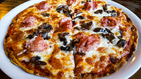 Pizza closeupの写真素材