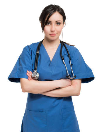 Portrait of a beautiful smiling nurseの写真素材