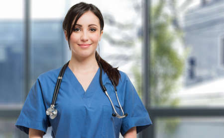 Smiling nurseの写真素材