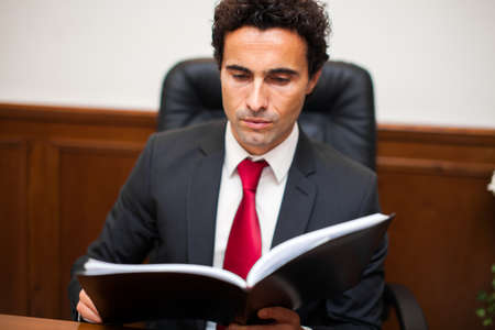 Lawyer in his studioの写真素材