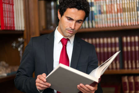 Lawyer in his studioの写真素材