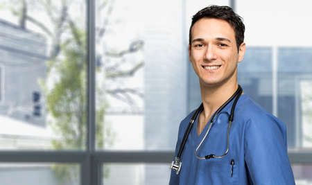 Male nurse Smilingの写真素材