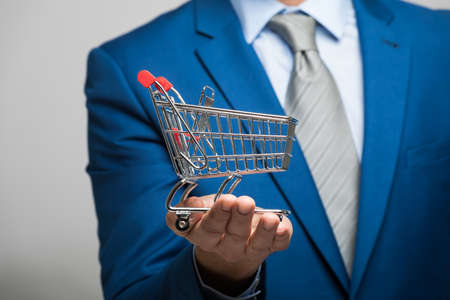 Modern online marketing and shopping conceptの写真素材