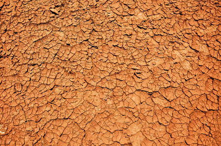 Dry soil texture, global warming conceptの写真素材