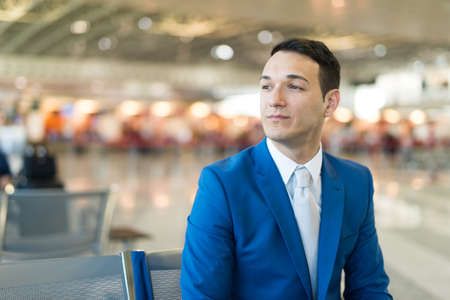 Portrait of a smiling businessmanの写真素材