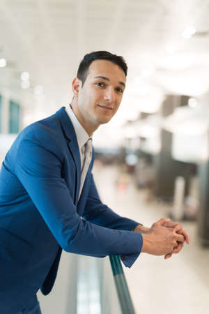 Portrait of a smiling businessmanの写真素材