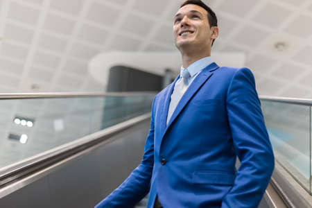 Man at the airportの写真素材