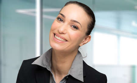 Smiling young womanの写真素材