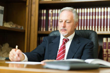 Businessman at workの写真素材