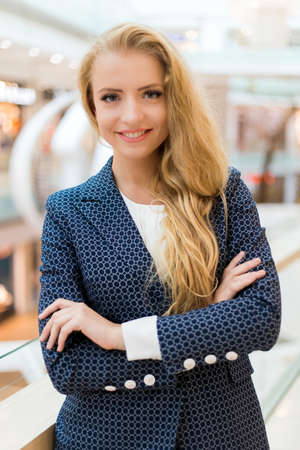 Smiling businesswoman portrait