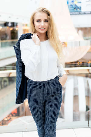 Smiling businesswoman portraitの写真素材
