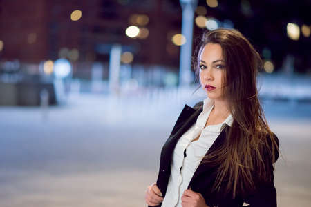 Smiling businesswoman portraitの写真素材