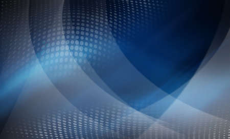 Gray halftone pattern with white line graphic motion backdrop template wallpaper. blue dark gradient geometric abstract background.の写真素材