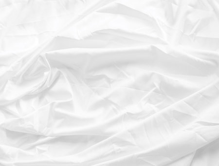 white fabric texture abstract background ,wavy fabric silk.の写真素材