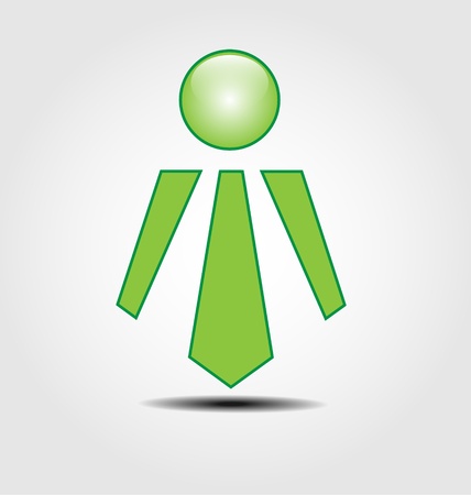 Originally designed abstract glossy 3D logoのイラスト素材