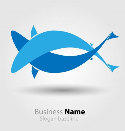 Originally designed abstract brand logoのイラスト素材