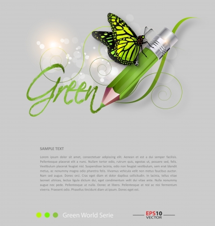Design of a fresh leaves vector background templateのイラスト素材