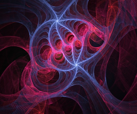 Originally created computer fractal artwork for design needsの写真素材