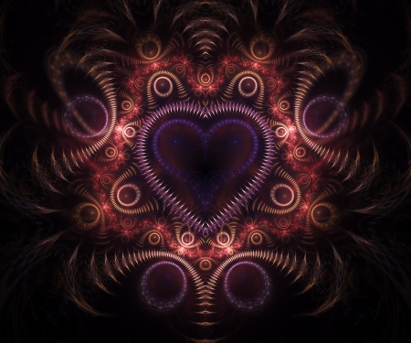 Computer generated fractal artwork for multipurpose use in designの写真素材