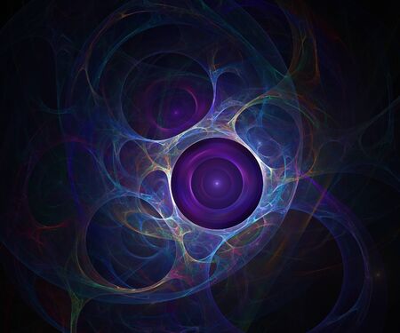 Computer generated fractal artwork for multipurpose use in design