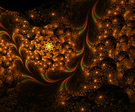 	Computer generated fractal artwork for creative design needsの写真素材