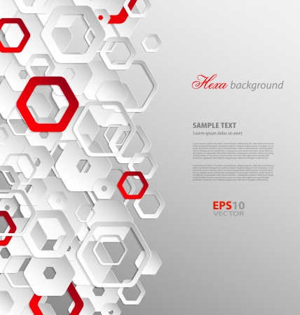 Double color abstract paper template for creative needsのイラスト素材