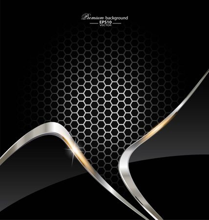 	Abstract silver technology background for creative designのイラスト素材