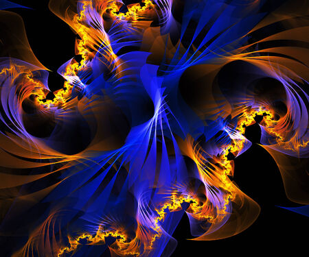 Computer generated fractal artwork for creative tasksの写真素材