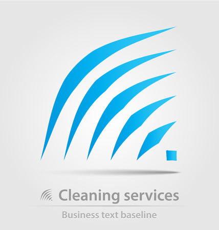 Cleaning service business icon for creative designのイラスト素材