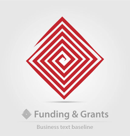 Funding and grants agency business icon for creative needsのイラスト素材