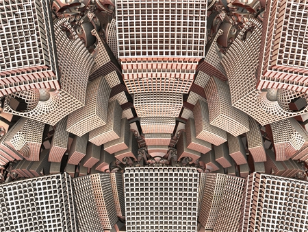 Computer rendered virtual scenery for art and entertainmentの写真素材