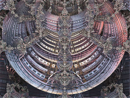 Computer rendered virtual scenery for art and entertainmentの写真素材
