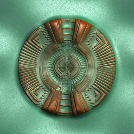 Luxury background with embossed pattern on leather for creative design workの写真素材