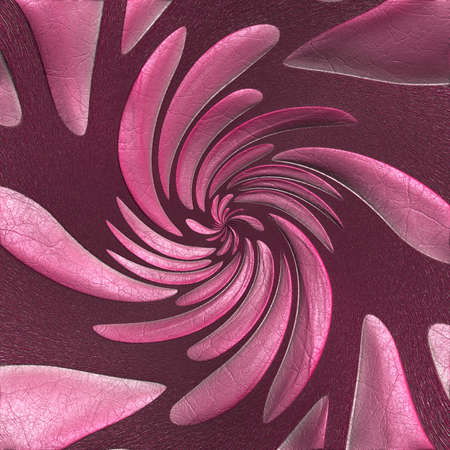 Luxury background seamless tile with embossed pattern on leatherの写真素材