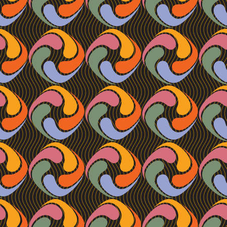 Seamless ornament pattern vector tile for multipurpose use in designのイラスト素材