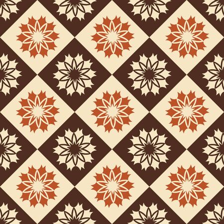 Seamless ornament pattern tile for multipurpose use in designのイラスト素材